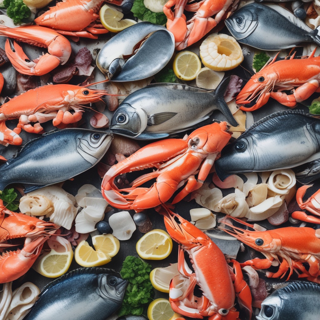 Fresh seafood